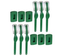UPKOCH 6pcs Outils Acier Inoxydable et Plastique Vert, Coupe-pizza Coupe-pâtisserie pour Façonnage Cuisine et Pâtisserie