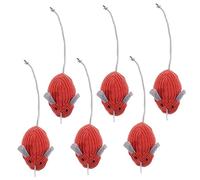 UPKOCH 6pièces Jouets pour Chats Souris Herbe Chat Jouet Interactif Chaton Mignon Développement
