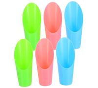 UPKOCH 6pièces Pelles à Terreau pour Plantes Intérieur Outils De Jardinage Plastique pour Rempotage De Plantes Succulentes Et Micro-paysages