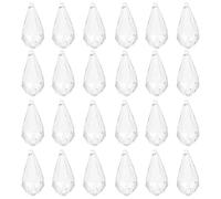 UPKOCH 71pièces Pendentifs Prismes Cristaux Acrylique Formes de Larme Facettes pour Mariage et Décoration Intérieure