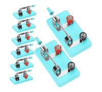 UPKOCH 8 pièces Interrupteur Unipolaire Spst Compact pour Expériences Électriques Laboratoire Interrupteur Couteau Petit et Portable pour Enseignement Physique
