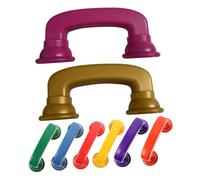 UPKOCH 8 pièces Lot de Jouets Éducatifs Téléphones Colorés Plastique pour Garçon Fille Amélioration Reconnaissance des Couleurs Capacité Écoute et Motricité Fine pour Tout-Petits