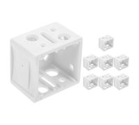 UPKOCH 8 Pièces Supports de Rail de Store Vénitien 1 Pouce, Blanc Abs | Remplacement pour Montages Intérieur et Extérieur, Haute , Forte Adaptabilité, pour Stores et Rideaux