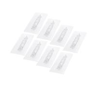UPKOCH 8 pièces Supports Étagère Autocollants Transparents sans Perçage Installation Rapide et Stables pour Étagères de Bibliothèque Armoires et Placards