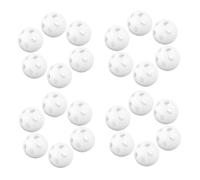 UPKOCH 80pièces Hochet Pour Garçon Fille Blanc Inserts Plastique Pour Hochets De Rechange Pour Loisirs Créatifs Et Projets De Jouets Soi-même