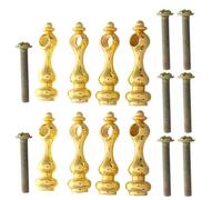 UPKOCH 8pcs Embouts de Poteau pour Meubles Installation Facile et Résistance la Déformation, Design Simple de Tête de Gourde, pour et Armoires à Vin