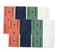 UPKOCH 8pièces Fixateur De Prise Mural Support Pour Multiprise Auto-adhésif Organisateur De Câbles Sans Perforation Lot Pour Maison Et Bureau
