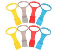 UPKOCH 8pièces Lot de Anneaux de Suspension pour Parc Garçon Fille avec Poignées Amovibles et Boucle Détachable pour Aider Garçon Fille à Tenir Debout et Développer Équilibre