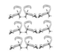 UPKOCH 9 pièces Pinces Aluminium pour Éclairage de Scène Crochets pour Projecteurs et Lampes à Tête Mobile Compatibles Truss pour Théâtre Dj et Événements Intérieur et Extérieur