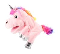 UPKOCH à Main Licorne Peluche Créatif pour Interactive pour Garçon Fille Design et Vif Rose