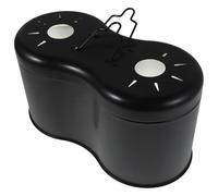 UPKOCH Abat-Jour Double pour Lampe Uvb Reptile avec Crochet Support Chauffant en Métal Réfléchissant pour Terrarium Tortue Dragon Barbu et Serpent 1 Pièce sans Ampoule ni Câble