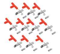 UPKOCH Abreuvoir pour Lapins Automatique à Bec en Métal Et Plastique 30 Pièces pour Cage D'élevage Équipement Buveur Lapin Ressorts Fonctionnels