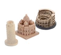UPKOCH Accessoires Miniatures en Résine pour Maquettes Architecturales Décoratives Détails Réalistes, pour Bureaux et Scènes de Trains Miniatures