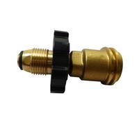 UPKOCH Adaptateur de Bouteille Gaz avec Dispositif de Sécurité Contrôlé Raccord pour Réservoir Propane Étanche pour Barbecue et Camping Compatible Recharge de Bonbonne Gaz