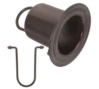 UPKOCH Adaptateur de Gouttière Aluminium pour Chaîne de Pluie Kit Complet avec Drainer et Crochets Fournitures pour Évacuation Eau Extérieure