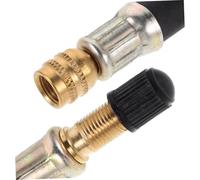 UPKOCH Adaptateur de Valve avec Tube Rallonge Métallique Connecteur Pompe Air Robuste pour Pneus Difficilement Accessibles Installation Facile sans Outil Kit Extension pour Gonflage