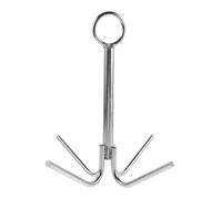 UPKOCH Ancre Grappin Acier Inoxydable Griffes pour Yacht et Bateaux Compacte et Portable Accessoire Marin Polyvalent pour Kayak et Randonnée Nautique