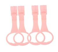 UPKOCH Anneaux De Traction Pour Bébé 2 Pièces, Anneaux D'aide à La Position Debout, Couleur Rose, Plastique Sûr, Accessoire Pour Chambre D'garçon Et Filles, Pour Apprentissage Marche