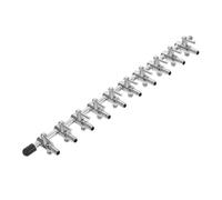 UPKOCH Aquarium Air Pump Control Valve Splitter Métal Distributeur de Flux avec Levier pour Gestion Précise de Oxygène Compact et Facile à Installer pour Aquarium et Tube Aération