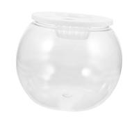 UPKOCH Aquarium de Bureau réservoir d'aquarium Clair Aquariums Aquarium Plastique Pot Plante Plastique Decoration Table Bocal à Poisson Accessoires de Poisson réservoir Betta Clair