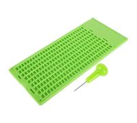 UPKOCH Ardoise Écriture Braille Lignes Cases avec Stylo Aide Pédagogique Plastique pour Malvoyants Kit Apprentissage Sécurisé pour Écriture Tactile