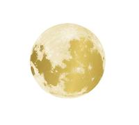 UPKOCH autocollant mural rond garniture d'or autocollants ronds décor d'or décorations de lune autocollant mural qui brille dans sticker mural lune lumineuse briller