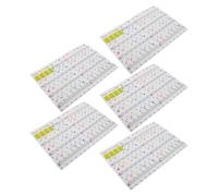 UPKOCH Autocollants Amovibles pour Touches de Piano 88/61/54/49 Touches, 5 Feuilles Transparentes Colorées, Notes Musicales Codées, Compatibles Clavier Mécanique, Apprentissage