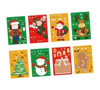 UPKOCH Autocollants Muraux de Noël Décoratifs Stickers DIY Thème Père Noël pour Vitres Fenêtres et Surfaces Lisses pour Maison Magasins et Fêtes de Fin Année