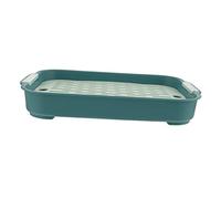 UPKOCH Bac à Litière Rectangulaire pour et Cochons d'Inde Équipement de Nettoyage en Plastique Facile à Nettoyer Design Anti-Splash 2 Couches Inodore Toilettes pour Petits Animaux