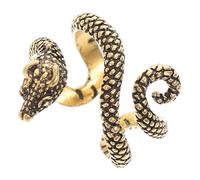 UPKOCH Bague Serpent Ajustable Pour Femme Design Manchette Ouverte Style Bohème Vintage Et Punk