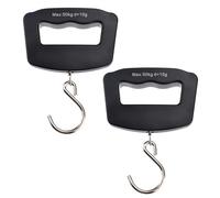 UPKOCH Balance à Poisson numérique 2 pièces : Balance électronique Suspendue avec poignée et Crochet, pèse-Bagages de 40 kg pour Valise de pêche