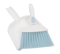 UPKOCH Balayette et Pelle à Poussière Mini Bleue avec Poils Doux Balai à Main Ergonomique pour Nettoyage Bureau Canapé Clavier Brosse Dépoussiérante Douce pour Surfaces Délicates