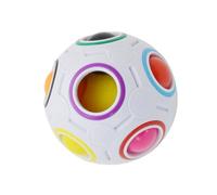 UPKOCH Balle Puzzle Arc-Ciel Plastique Abs Football Educatif pour Garçon Fille Développement et Coordination Manuelle