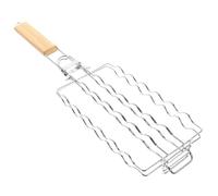 UPKOCH Barbecue Acier Inoxydable avec Poignée Panier Grillade Portable Verrouillable pour Poisson Viande et Accessoire BBQ Pratique pour Camping et Plein Air