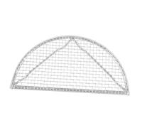 UPKOCH Barbecue Demi Acier Inoxydable Filet de Cuisson Multifonction pour Légumes Viandes et Poissons Support de Refroidissement Barbecue Compact