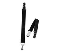UPKOCH Bas Jarretière Noir Boucle Métallique Réglable en Nylon Haute Élasticité pour Femmes, Ajustable et Amovible, Usage Quotidien