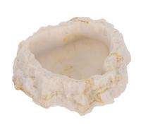 UPKOCH Bassin Imitation Roche Bol d'eau Gecko Bol d'eau pour Reptiles Mangeoire pour Reptiles Plat De Nourriture De Tortue Plat De Reptiles Plat d'eau De Tortue Résine