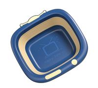 UPKOCH Bassine Pliante Lavabo de Dessin Animé en Plastique Bleu pour Bébé Facile à Transporter Nettoyer Maison Chambre