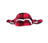 UPKOCH Béret en Peluche Chaud pour Chien Grand Format, Chapeau Ajustable Coupe-Vent, Bonnet D’Hiver Cosy pour Animaux de Compagnie, Accessoire Hivernal Unisexe