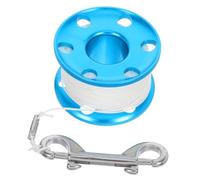 UPKOCH Bobine de Plongée Alliage Aluminium Légère avec Crochet Intégré Bobine Flottante Anti-enchevêtrement pour Plongée sous Snorkeling Professionnel