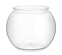UPKOCH Bocal à Poisson Transparent pour Bureau Petit Aquarium Rond Plastique Réservoir Multi Fonctionnel pour Poissons Crevettes et Tortues Design Compact et Aux Chocs