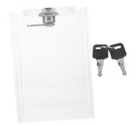 UPKOCH Boîte à Économies Acrylique Transparente avec Serrure pour Garçon Fille Tirelire Pratique pour Liquide Pot de Rangement Éducatif pour Développer Les Habitudes Épargne
