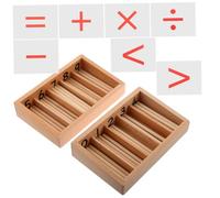 UPKOCH Boîte à Fuseaux Montessori Jouet Mathématiques pour Garçon et Filles Développement Raisonnement Logique et Imagination Apprentissage Personnalisé à Domicile