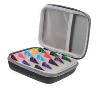 UPKOCH Boîte de Rangement pour Médiators de Guitare Durable Étui Portable avec Médiators pour Guitaristes Folk Design Ergonomique Facile à Tenir Couleur Couleur