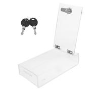 UPKOCH Boîte de Verrouillage pour Téléphone Transparente Casier de Stockage de Téléphone Portable avec Serrure à Clé Vis pour Bureaux Étudiants et Employés Style