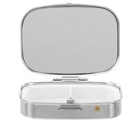 UPKOCH Boîte Pilules Portable Métal Compartiments Organisateur Compact pour et Vitamines Étanche et Petite Pharmacie de Voyage Pratique pour Poche