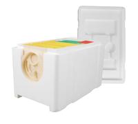 UPKOCH Boîte Plastique pour Apiculture Cadres Mangeoire Abeilles Pratique Boîte Accouplement pour Naturel et Pollinisation de Ruches Outil Apicole Stable et Polyvalent