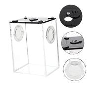 UPKOCH Boîte pour Reptiles Acrylique Transparente et Spacieuse pour Lézards Serpents Araignées et Petits Animaux