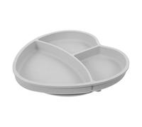 UPKOCH Bol à Nourriture Solide Pour Bébé Assiettes Bols Pour Les Tout-petits Plaque Bols De Nourriture Pour Bébé Assiette Pour Tout-petit Assiette Divisée Dark Grey Gel De Silice