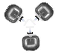 UPKOCH Bol d'eau Automatique pour Lapin en INOX 3 Pièces Grand Format, Réservoir d'eau Solide pour Cage D'élevage De Lapins, Abreuvoir Pratique pour Animaux De Ferme